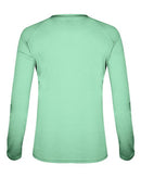 Badger Women's Tri-Blend Long Sleeve T-Shirt 4964 - Mint
