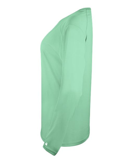 Badger Women's Tri-Blend Long Sleeve T-Shirt 4964 - Mint