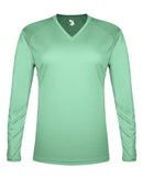 Badger Women's Tri-Blend Long Sleeve T-Shirt 4964 - Mint