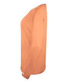 Badger Women's Tri-Blend Long Sleeve T-Shirt 4964 - Peach