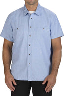 Edwards Melange Mens Camp Shirt [