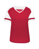 Augusta Sportswear Women's Triblend Fanatic 2.0 V-Neck T-Shirt 2914