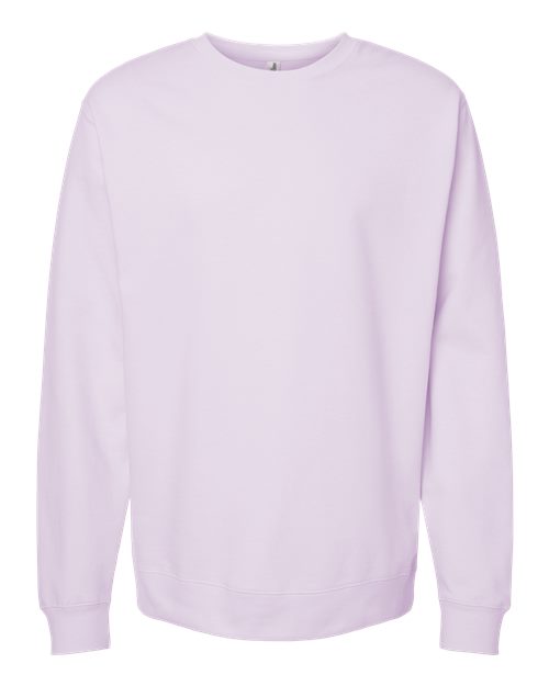 Independent Trading Co. Midweight Crewneck Sweatshirt SS3000 - Lavender