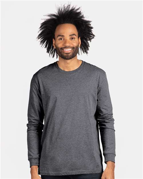 Next Level CVC Long Sleeve T-Shirt 6211 - Dark Heather Grey