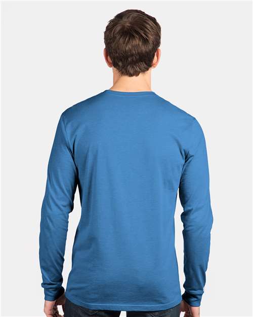 Next Level CVC Long Sleeve T-Shirt 6211 - Heather Columbia Blue