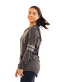 Holloway Women's Triblend Hooded Long Sleeve T-Shirt 229390