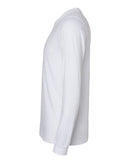 BELLA + CANVAS Heather CVC Long Sleeve Tee 3501CVC - Solid White Blend