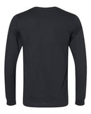 BELLA + CANVAS Heather CVC Long Sleeve Tee 3501CVC - Solid Black Blend