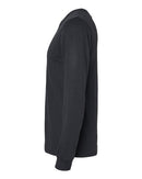 BELLA + CANVAS Heather CVC Long Sleeve Tee 3501CVC - Solid Black Blend