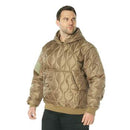 Rothco Quilted Woobie Hooded Sweatshirt. Item