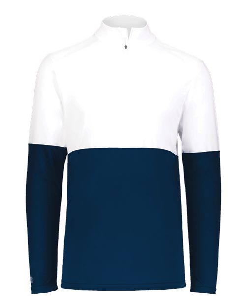 Holloway Momentum Team Quarter-Zip Pullover 223500 - Navy/ White