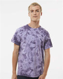 Dyenomite Crystal Tie-Dyed T-Shirt 200CR - Blackberry