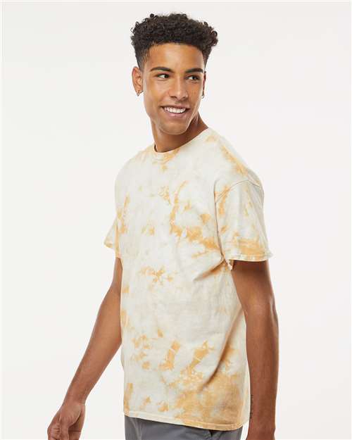 Dyenomite Crystal Tie-Dyed T-Shirt 200CR - Honey