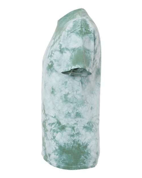 Dyenomite Crystal Tie-Dyed T-Shirt 200CR - Moss