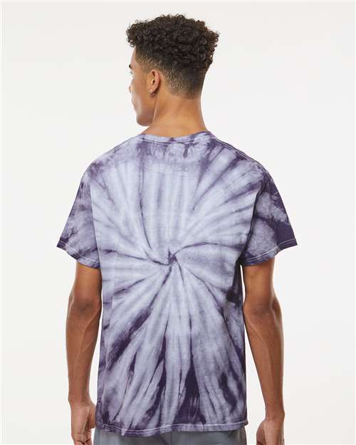 Dyenomite Cyclone Pinwheel Tie-Dyed T-Shirt 200CY - Blackberry