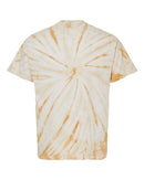 Dyenomite Cyclone Pinwheel Tie-Dyed T-Shirt 200CY - Honey