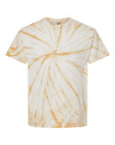 Dyenomite Cyclone Pinwheel Tie-Dyed T-Shirt 200CY - Honey