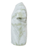 Dyenomite Cyclone Pinwheel Tie-Dyed T-Shirt 200CY - Olive Oil