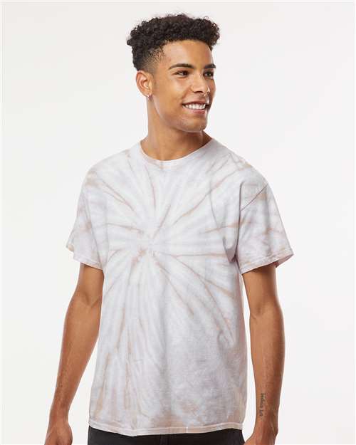 Dyenomite Cyclone Pinwheel Tie-Dyed T-Shirt 200CY - Sand