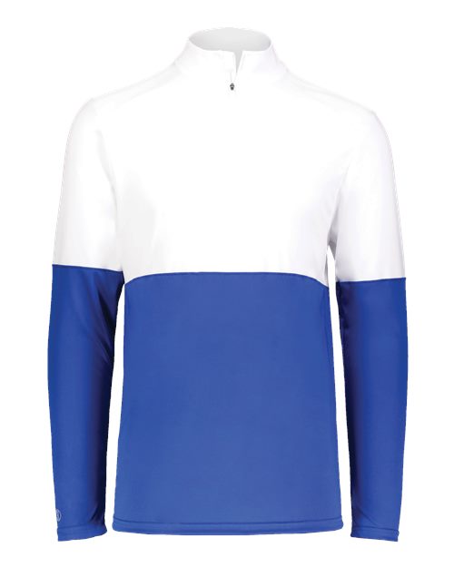 Holloway Momentum Team Quarter-Zip Pullover 223500 - Royal/ White