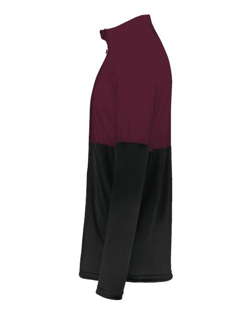 Holloway Momentum Team Quarter-Zip Pullover 223500 - Black/ Maroon