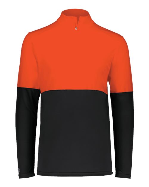 Holloway Momentum Team Quarter-Zip Pullover 223500 - Black/ Orange