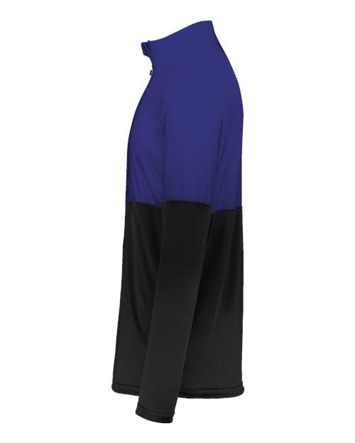 Holloway Momentum Team Quarter-Zip Pullover 223500 - Black/ Purple