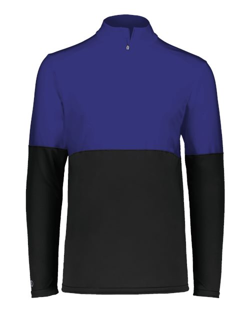 Holloway Momentum Team Quarter-Zip Pullover 223500 - Black/ Purple