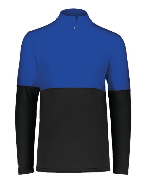 Holloway Momentum Team Quarter-Zip Pullover 223500 - Black/ Royal