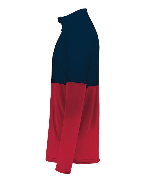 Holloway Momentum Team Quarter-Zip Pullover 223500 - Scarlet/ Navy