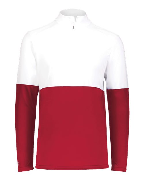 Holloway Momentum Team Quarter-Zip Pullover 223500 - Scarlet/ White