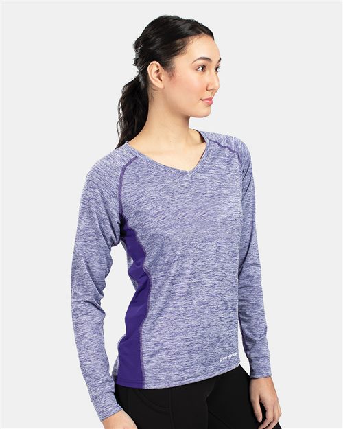 Holloway Women's Electrify CoolCore® Long Sleeve V-Neck T-Shirt 222770