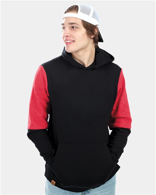 Holloway Youth All-American Team Fleece Colorblocked Hooded Sweatshirt 222681