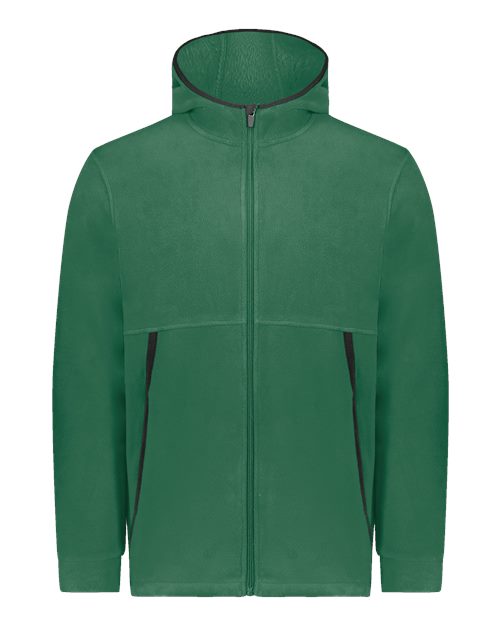 Augusta Sportswear Eco Revive™ Polar Fleece Hooded Full-Zip Jacket 6858