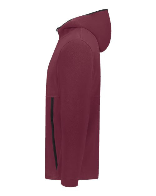Augusta Sportswear Eco Revive™ Polar Fleece Hooded Full-Zip Jacket 6858