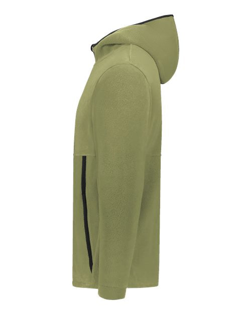 Augusta Sportswear Eco Revive™ Polar Fleece Hooded Full-Zip Jacket 6858