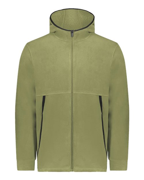 Augusta Sportswear Eco Revive™ Polar Fleece Hooded Full-Zip Jacket 6858