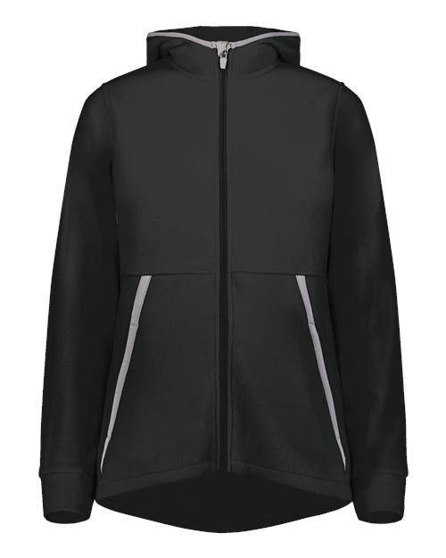 Augusta Sportswear Eco Revive™ Women's Polar Fleece Hooded Full-Zip Jacket 6860