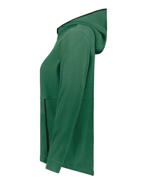 Augusta Sportswear Eco Revive™ Women's Polar Fleece Hooded Full-Zip Jacket 6860