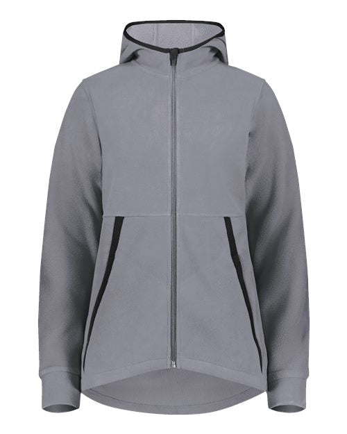 Augusta Sportswear Eco Revive™ Women's Polar Fleece Hooded Full-Zip Jacket 6860