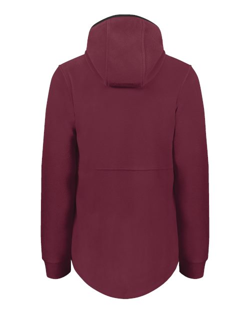 Augusta Sportswear Eco Revive™ Women's Polar Fleece Hooded Full-Zip Jacket 6860