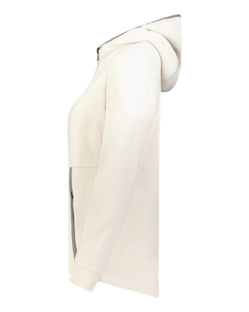 Augusta Sportswear Eco Revive™ Women's Polar Fleece Hooded Full-Zip Jacket 6860