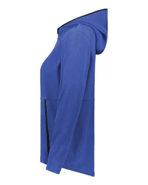 Augusta Sportswear Eco Revive™ Women's Polar Fleece Hooded Full-Zip Jacket 6860