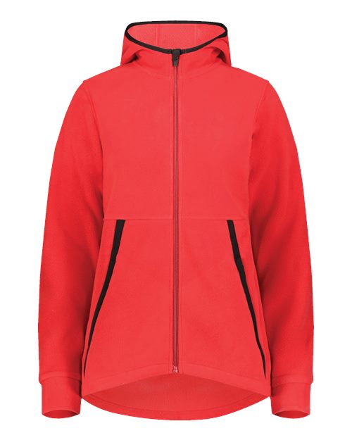 Augusta Sportswear Eco Revive™ Women's Polar Fleece Hooded Full-Zip Jacket 6860