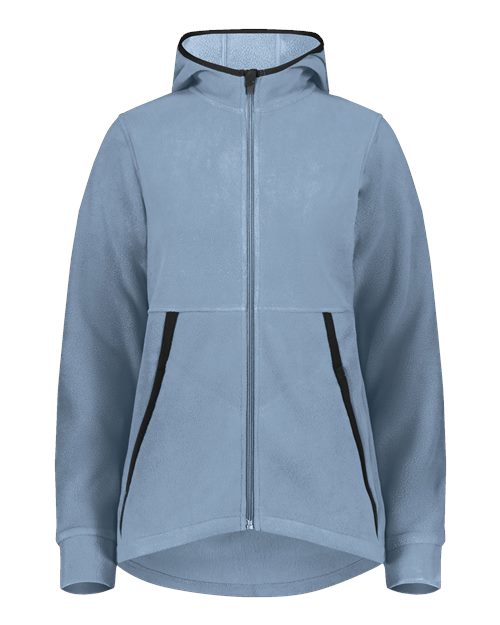 Augusta Sportswear Eco Revive™ Women's Polar Fleece Hooded Full-Zip Jacket 6860