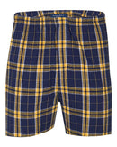 Boxercraft Double Brushed Flannel Boxers BM6701 - Navy/ Gold