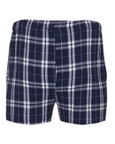Boxercraft Double Brushed Flannel Boxers BM6701 - Navy/ Silver