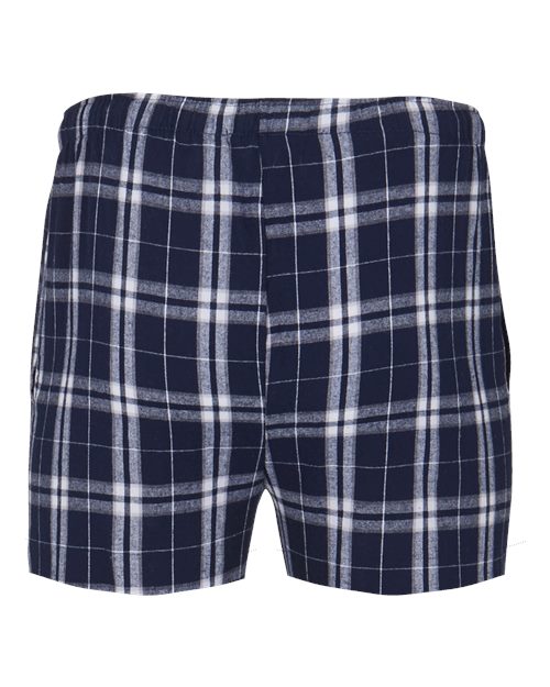 Boxercraft Double Brushed Flannel Boxers BM6701 - Navy/ Silver