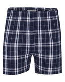 Boxercraft Double Brushed Flannel Boxers BM6701 - Navy/ Silver