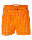 Boxercraft Double Brushed Flannel Boxers BM6701 - Orange Field Day Plaid